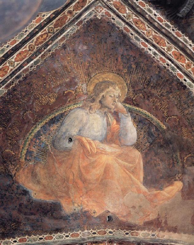 Fra Filippo Lippi St Luke Prato,cathedral of Santo Stefano,choir chapel France oil painting art
